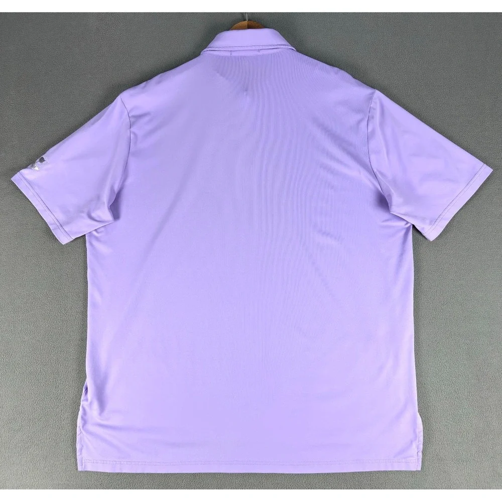 RLX Ralph Lauren Polo Shirt Mens XL Lavender Purple Ridgemoor Country Club Golf - Picture 2 of 11